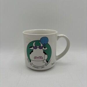 Sandra Boynton Have‎ An Udderly Cool Birthday Cows 1991 Ceramic Coffee Mug Korea